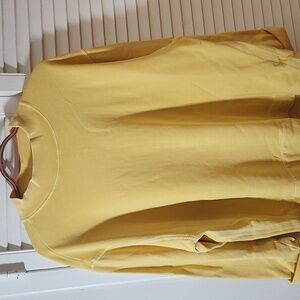 Old Navy Yellow Women's Cowl Neck Sweater